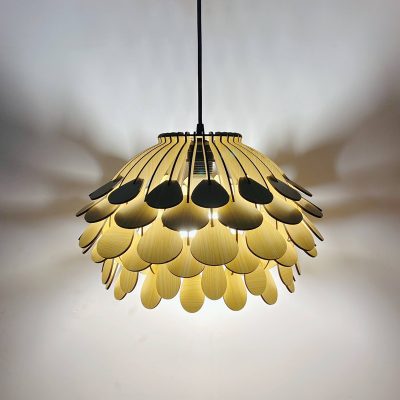 Wooden lanterns