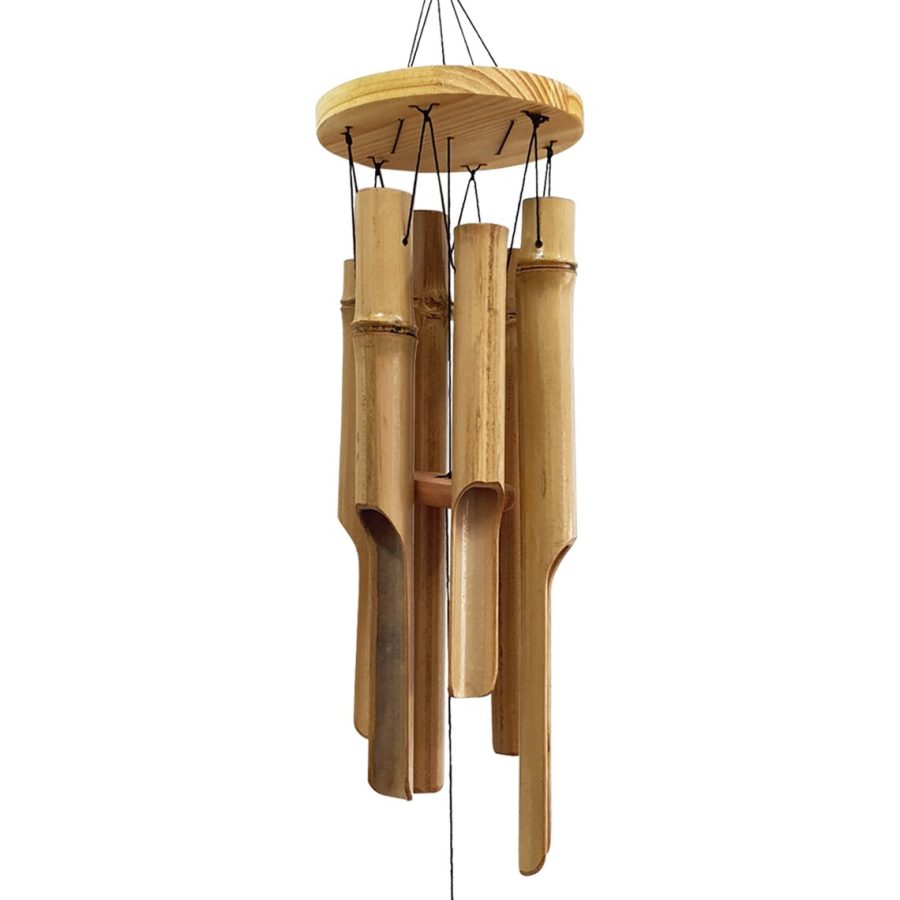 Wooden Wind Chimes for Outside, Handcrafted